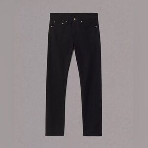 Rag and Bone Men’s Fit 2 Slim Fit Jean Authentic Stretch Denim Black 32/ 32